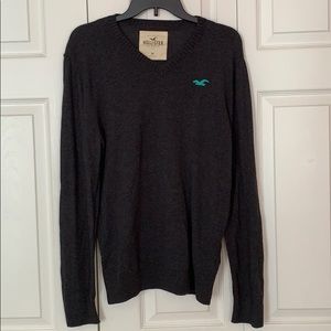 Dark Grey Men’s Hollister Sweater Size Medium